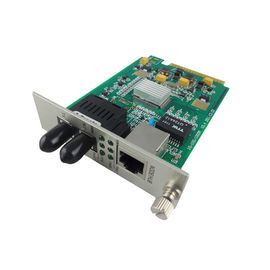 Card Fiber Optic Media Converter IEEE 802.3 Standard Protocol Low Power Consumption