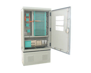 144 Core Fiber Optic Network Telecommunication Cabinet, Outdoor Waterproof Optical Cross Connect Cabinet IP65