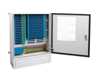 144 Core Fiber Optic Network Telecommunication Cabinet, Outdoor Waterproof Optical Cross Connect Cabinet IP65