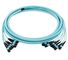 MPO MTP Trunk Optical Patch Cord 8 12 24 Fibers OM3 3M For Data Center Fiber Cabling