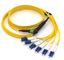 MPO MTP Trunk Optical Patch Cord 8 12 24 Fibers OM3 3M For Data Center Fiber Cabling
