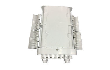 Outdoor Wall Mount Fiber Optic Termination Box ABS Plastic 144 Fibers 4 Entry Port