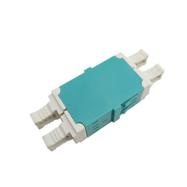 LC Quad Double Deck 4 Port fiber adapter, Singlemode SM/OM3/OM4 Durable,for high-density applications