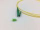 LC APC Singlemode Pigtail Fiber Optic Cable 900um Tight Buffer G657A LSZH Yellow Color
