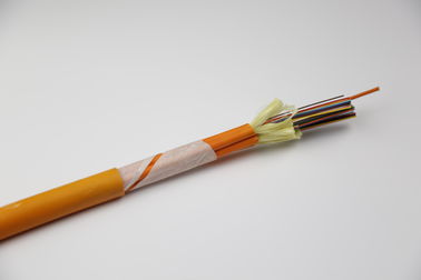 Soft 12 Core Multimode Fiber Optic Cable Indoor GJFJV Multi - Purpose Distribution