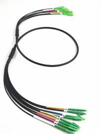 Non Armored Fiber Optic Cable Sc To Lc Wireless Base Station Horizontal / Vertical Cabling