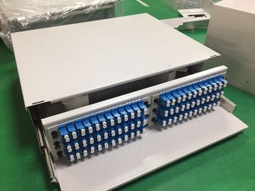 144 Port 2U Fiber Optic Cable Patch Panel With 19/23 Inch Mounting Brackets