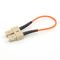 Custom Loop Length Fiber Optical Patch Cord Sc Multimode With PVC/LSZH Jacket