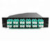 LGX MPO MTP Cassette Fiber Optic Patch Panel LC Duplex 2 MPO Adapter 1U Rack Mount