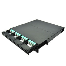 3 Sliding Drawers Fiber Optic Cable Termination Patch Panel High Density MTP/MPO