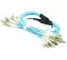 Pre Terminated Fiber Optic Cable Assemblies LC/UPC To LC/UPC Multimode Om3 12/24 Fibers