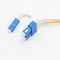 Flex Angle Boot Fiber Optic Patch Cord Duplex / Simplex Flexible In Any Direction