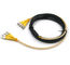 PE  Jacketed Outdoor Pre Terminated Cable 4 Core FC/UPC-FC/UPC With 3.0mm Break Out Legs