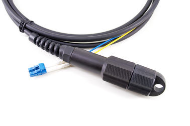 Single Mode Optical Cable Assembly FTTH/FTTA PDLC 2 Core LC/UPC Duplex GYFJH SM 7.0mm LSZH