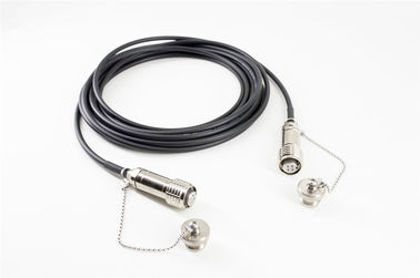 Plug And Socket To LC Custom Fiber Optic Cable Assemblies 4 Core Waterproof ODC Connector