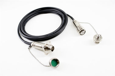 Plug And Socket To LC Custom Fiber Optic Cable Assemblies 4 Core Waterproof ODC Connector