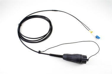 Duplex Single Mode FTTA Fiber Cable Assembly Waterproof IP68 Fullaxs Connectors