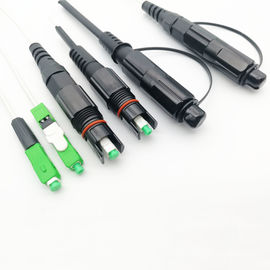 Reinforced Mini SC/APC Fiber Optic Connectors Outdoor Waterproof Field Installable