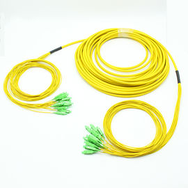 Low Insertion Loss  Pre Terminated Multi Fiber Cables Single Mode 12 Core SC APC To SC UPC