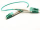 Push Pull Tab Fiber Optical Patch Cord LC Uniboot OM3 For High Density Cabling