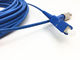Indoor Rugged Armored Fiber Patch Cords Stainless Steel SC-FC Single Mode simplex