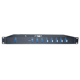 PON CATV Systems Passive Fiber Multiplexer 8ch Cwdm Mux/Demux 1U Chassis Rackmount 1470~1610nm