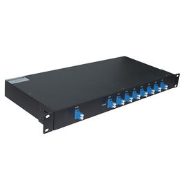 PON CATV Systems Passive Fiber Multiplexer 8ch Cwdm Mux/Demux 1U Chassis Rackmount 1470~1610nm