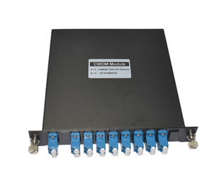 LGX 8 Channel CWDM MUX Demux Module 1470~1610nm Duplex / Single Fiber For WDM Networks