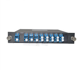 LGX 8 Channel CWDM MUX Demux Module 1470~1610nm Duplex / Single Fiber For WDM Networks