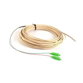 2 Core FTTH Drop Cable Single Mode Fiber Optical Pigtail