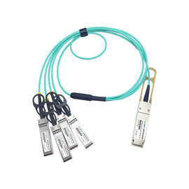 100G QSFP28 To 4x 25G SFP28 AOC Optical Active Cable