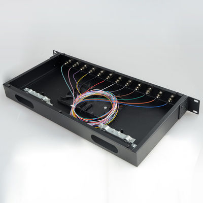 ST Connector 12 24 Port 19 Rack Mount Fiber Patch Panel