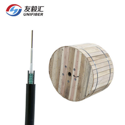 Non Metallic G652D PE Sheath GYXTW Armoured Breakout Cable