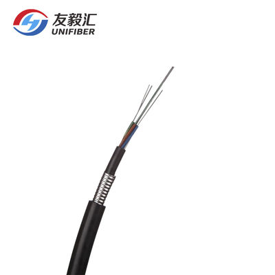 12 24 Core Duct Direct Burial Armoured Optical Cable GYFTY53