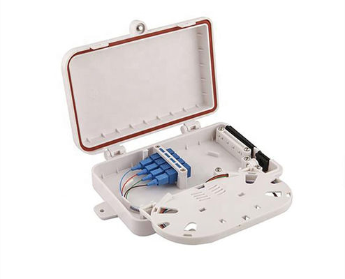 Anti UV 4 Port SC ABS FTTH Fiber Optic Terminal Box
