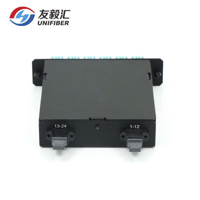 1x24F SPCC 24 Core MPO LGX Fiber Optic Patch Panel