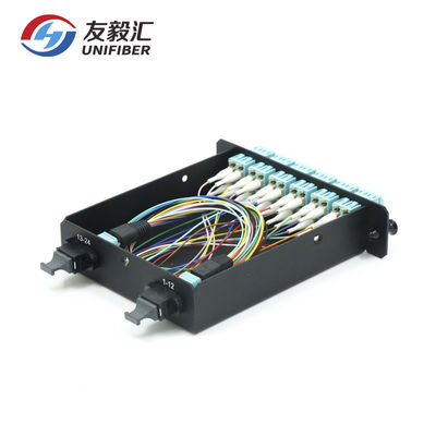 1x24F SPCC 24 Core MPO LGX Fiber Optic Patch Panel