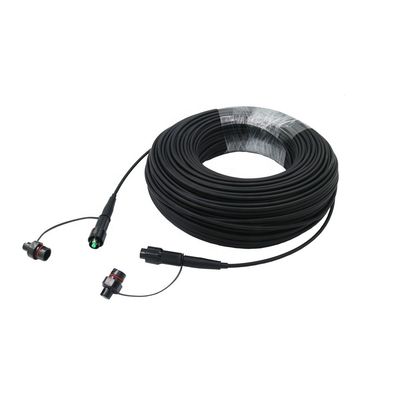 Pre Connectorized Ftth Fiber Optic Drop Cable 4.8mm With SC Connector