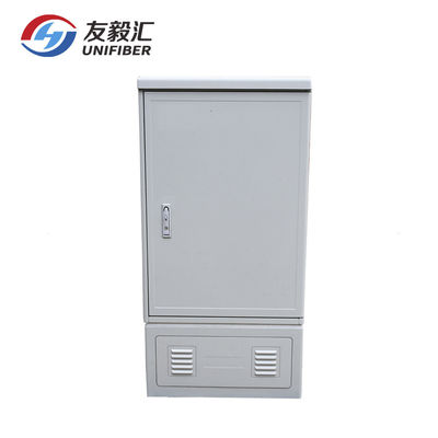 Outdoor IP65 Two Doors 576 Core SMC Fiber Optic Cabinet