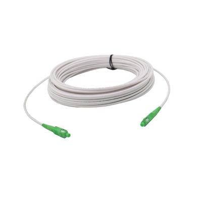 White FTTH SC/APC 3.0mm G657A1 Fiber Optic Patch Cord