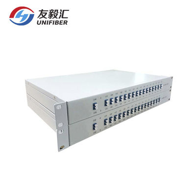 1U Rack Mount 80CH 50Ghz Athermal AWG DWDM Module