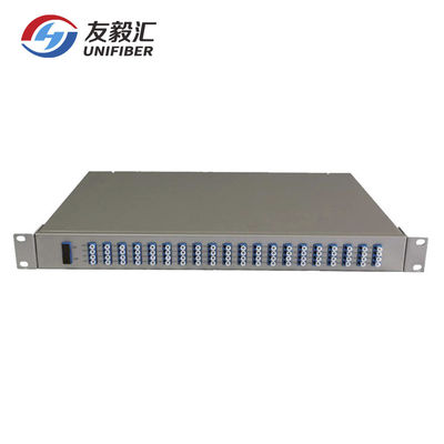 1U Rack Mount 80CH 50Ghz Athermal AWG DWDM Module