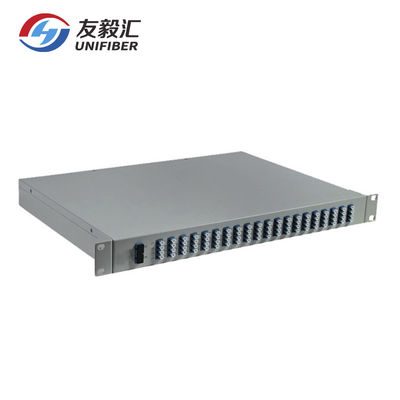 1U Rack Mount 80CH 50Ghz Athermal AWG DWDM Module