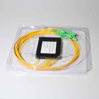 FTTH 1.5m Pigtail 8 Way 1x8 SC/APC Passive Optical Splitter