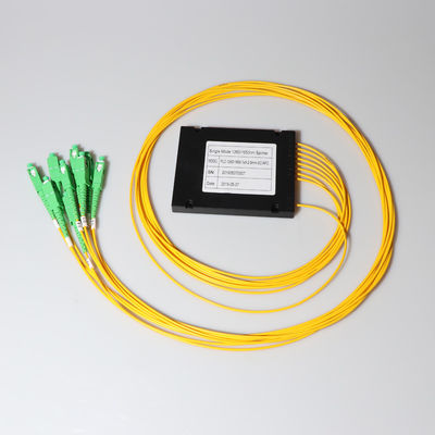 FTTH 1.5m Pigtail 8 Way 1x8 SC/APC Passive Optical Splitter