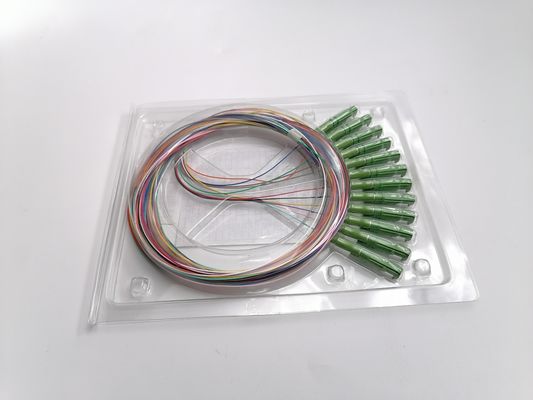 OS2 9/125um 12 Core OM4 1.5m Length Optical Fiber Pigtail