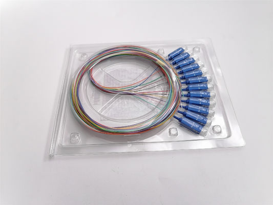 3ft SC UPC 12 Fibers OS2 Unjacketed Fiber Optic Pigtail