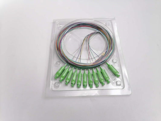 Unjacketed 1m SC/APC Single Mode 0.9mm Fiber Optic Pigtail