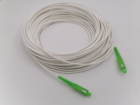 LSZH FTTH G657A2 Single Mode Drop Cable SC APC To SC APC