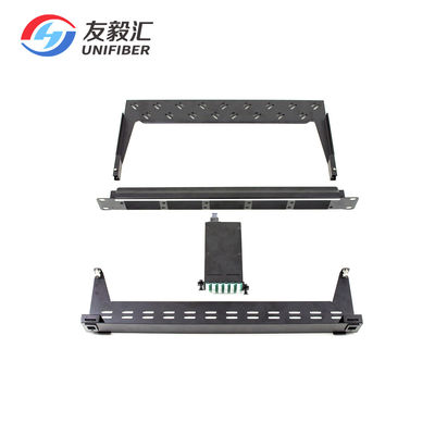 Ultra high Density MPO MTP Patch Panel 1U 120F 5x24F separate Cassette Module with OM3 Quad LC